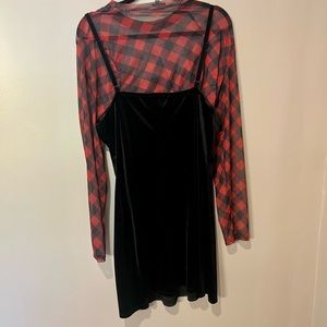 Lily Rose - Juniors plus fit & flare dress - 2X